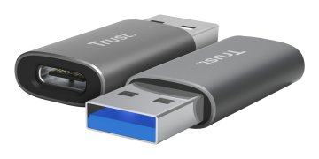 Trust Calyx USB Type-C USB tipo A Grigio