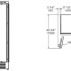 Bertazzoni FRZ455UBLPTT congelatore Congelatore verticale Da incasso 223 L F 6