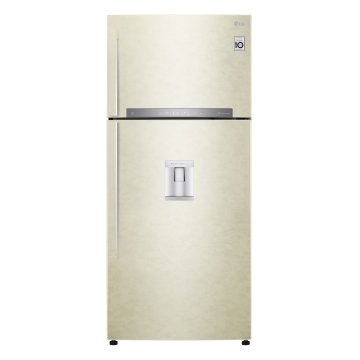 LG GTF744SEPED Frigorifero doppia porta, Classe E, 509L, Wi-Fi, Dispenser acqua, Sabbia