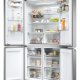 Haier Cube 90 Serie 5 HCR5919EHMP frigorifero side-by-side Libera installazione 525 L E Platino, Acciaio inox 9