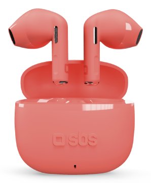 SBS Go Pods Auricolare True Wireless Stereo (TWS) In-ear Musica e Chiamate USB tipo-C Bluetooth Rosso