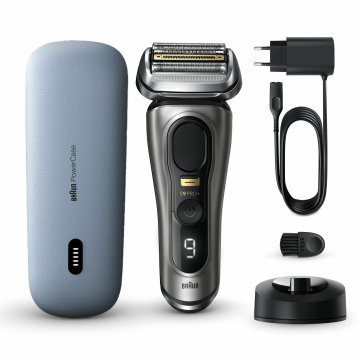 Braun Series 9 Pro+ 9525s Wet & Dry Rasoio Trimmer Metallico