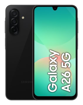 Samsung Galaxy A26 5G, Smartphone con Funzioni intelligenti, Display Super AMOLED 6.7”, 8GB RAM, 256GB, Batteria 5.000 mAh, memoria espandibile, Nero