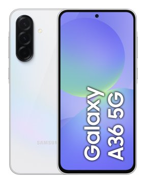 Samsung Galaxy A36 5G, Smartphone con Funzioni intelligenti, Display Super AMOLED 6.7”, 6GB RAM, 128GB, Camera 50MP, Batteria 5.000 mAh, IP67, Awesome Bianco