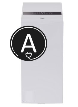 Haier HW90-BPD13386U-S LAVATRICE CARICA ALTO, AUTODOSE, Caricamento dall'alto, 9 kg, 62 cm, Classe A