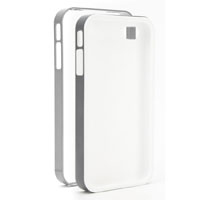 Xqisit iPlate Frame custodia per cellulare Cover Grigio, Argento, Bianco