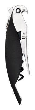 Alessi Parrot Cavatappi di base Nero, Acciaio inox