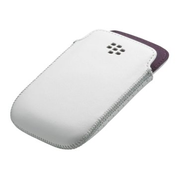 BlackBerry Bold 9790 Pocket custodia per cellulare Custodia a sacchetto Viola, Bianco