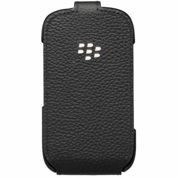 BlackBerry Flip Shell Leather custodia per cellulare Cover Nero