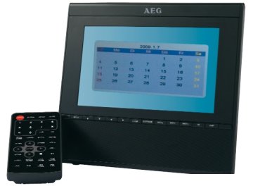AEG CTV 4910 TV portatile Nero 17,8 cm (7") LCD