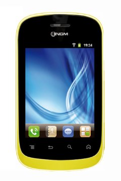 NGM-Mobile WeMove Action 8,13 cm (3.2") Doppia SIM Android 2.3.6 3G Micro-USB A 0,25 GB 1280 mAh Giallo