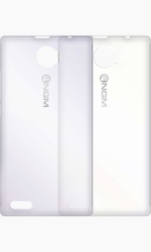 NGM-Mobile BUMPER-STY/PCK1 custodia per cellulare Cover Trasparente, Bianco