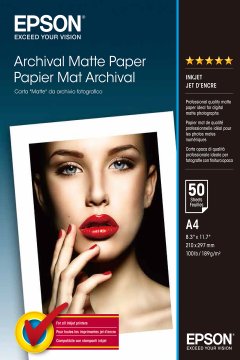 Epson Archival Matte Paper - A4 - 50 Fogli