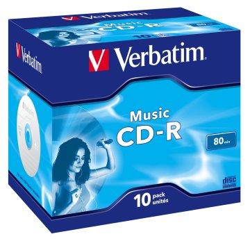 Verbatim Music CD-R 700 MB 16x 10 pz