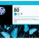 HP Cartuccia inchiostro ciano 80, 350 ml 2