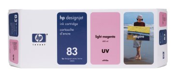 HP 83 680-ml Light Magenta DesignJet UV Ink Cartridge cartuccia d'inchiostro 1 pz Originale Magenta chiaro