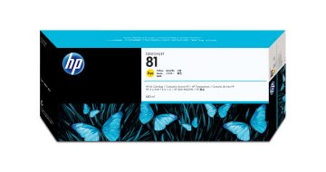 HP Cartuccia inchiostro giallo DesignJet 81, 680 ml