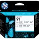 HP Testina di stampa nero e grigio chiaro fotografici 91 2