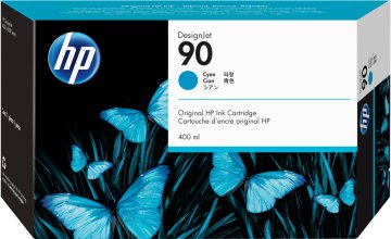 HP Cartuccia inchiostro ciano DesignJet 90, 400 ml