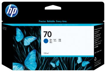 HP Cartuccia inchiostro blu 70, 130 ml