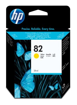 HP 82 28-ml Yellow DesignJet Ink Cartridge testina stampante Getto termico d'inchiostro