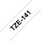 Brother TZE-141 nastro per etichettatrice Nero trasparente 2