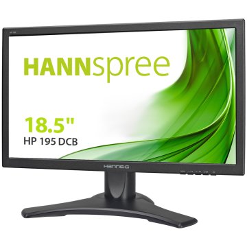 Hannspree Hanns.G HP195DCB Monitor PC 47 cm (18.5") 1366 x 768 Pixel HD Nero