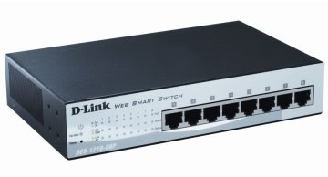 D-Link DES-1210-08P switch di rete Gestito Fast Ethernet (10/100) Supporto Power over Ethernet (PoE) Nero