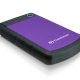 Transcend StoreJet 25H3P (USB 3.0), 2TB disco rigido esterno Nero, Viola 2