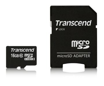 Transcend TS16GUSDHC10 memoria flash 16 GB MicroSDHC NAND Classe 10