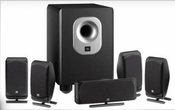 JBL SCS-200.5BK set di altoparlanti 100 W Home theatre Nero 5.1 canali 2-vie