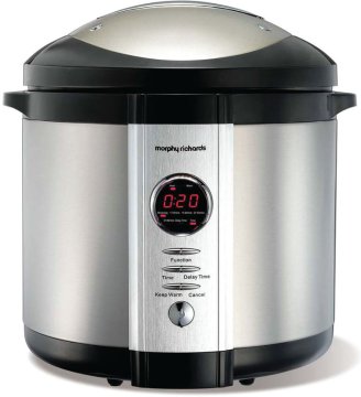 Morphy Richards 48815 apparecchio multi-cottura 6 L 900 W Nero, Acciaio inox