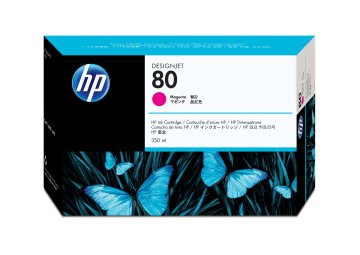 HP Cartuccia inchiostro magenta DesignJet 80, 350 ml