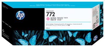HP Cartuccia inchiostro magenta chiaro DesignJet 772, 300 ml
