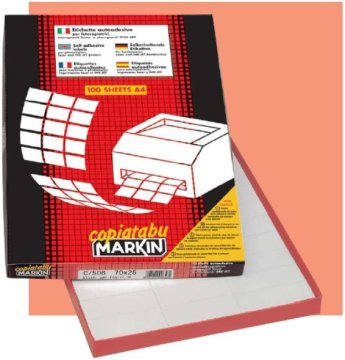 Markin 210A408 etichetta per stampante Bianco