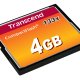 Transcend TS4GCF133 memoria flash 4 GB CompactFlash MLC 3