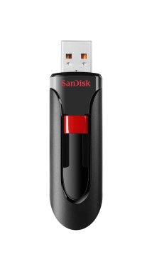 SanDisk Cruzer Glide unità flash USB 16 GB USB tipo A 2.0 Nero, Rosso