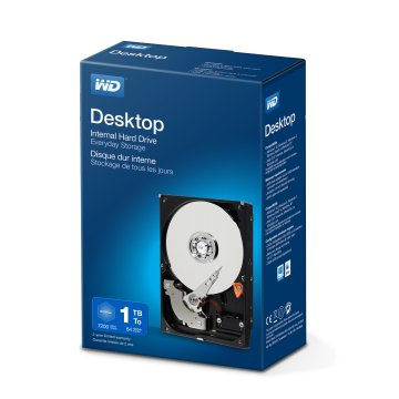 Western Digital Desktop Everyday disco rigido interno 1 TB 7200 Giri/min 64 MB 3.5" Serial ATA III