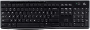 Logitech K270 tastiera Ufficio RF Wireless QWERTY Italiano Nero