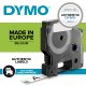 DYMO D1 - Standard Etichette - Nero su blu - 9mm x 7m 10