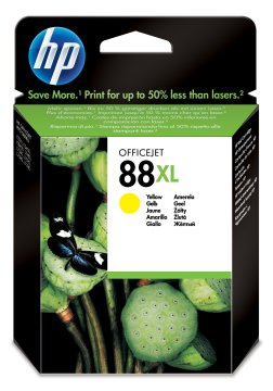 HP 88XL High Yield Yellow Original Ink Cartridge cartuccia d'inchiostro 1 pz Originale Resa elevata (XL) Giallo