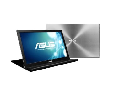 ASUS MB168B Monitor PC 39,6 cm (15.6") 1366 x 768 Pixel WXGA LED Nero, Argento