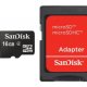 SanDisk 16GB MicroSDHC w/adapter Classe 4 2