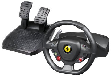 Thrustmaster Ferrari 458 Nero USB 2.0 Sterzo + Pedali Analogico Xbox