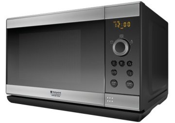 Hotpoint MWHA 2022 X forno a microonde Superficie piana 20 L 1800 W Nero, Acciaio inox