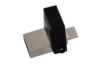 Kingston Technology DataTraveler 64GB microDuo 3.0 unità flash USB USB Type-A / Micro-USB 3.2 Gen 1 (3.1 Gen 1) Nero