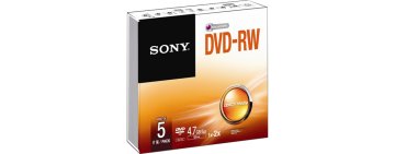 Sony DVD-RW 4.7GB 5x 4,7 GB 5 pz