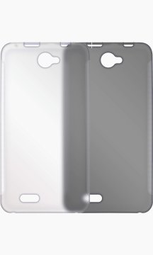 NGM-Mobile BUMPER-STAR/PCK custodia per cellulare Cover Grigio, Trasparente, Bianco