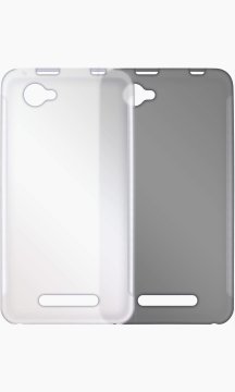 NGM-Mobile BUMPER-YONG/PCK custodia per cellulare Cover Grigio, Trasparente, Bianco