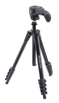 Manfrotto MKCOMPACTACN-BK treppiede Fotocamere digitali/film 3 gamba/gambe Nero